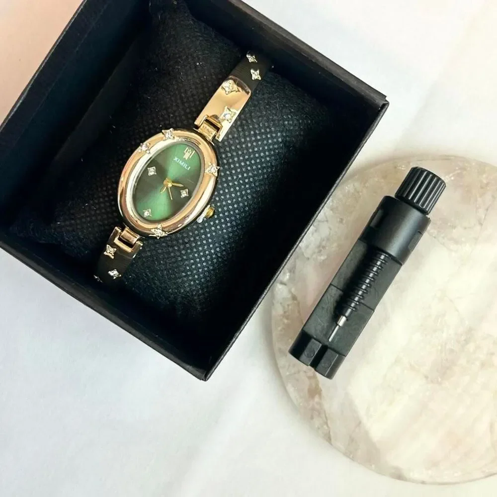 Vintage Inspired Luxury Gold Tone Watch